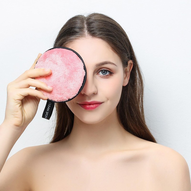 TRIXES Reusable Microfibre Make-Up Pads 3 Pack - Pink -