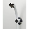 KAKUDAI Shower Hook, 358-125-M, Screw Closure, Cosmetic Plate Included, Metallic