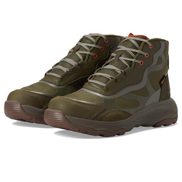 Teva Men's Geotrecca RP Hiking Boot, Dark Olive/Desert Taupe, 10