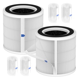H7129 H7128 Replacement Filter for GoveeLife H7129, H7128 Air Puri-fier, 3-in-1 True HEPA Replacement Part Filter,with 4 Nylon Pre-Filters, Not for H7126