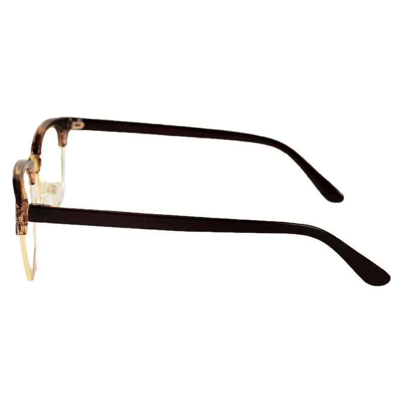 iB-iP Women's Retro Half Rim Classic Fashion Clear Lens Glasses,