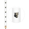 Azeeda 3 x 'Howling Wolf Portrait' Carpenter's Pencils (LP00032909)