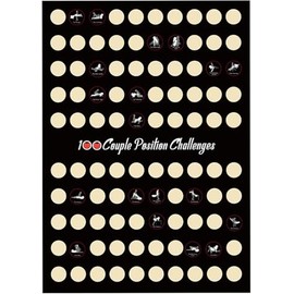 100 Date Night Challenge Posters for Couples Love Adventure Games Scratch Scratch Scratch Valentine's Day Gifts Creative Gift Cards for Him Her Wife Husband