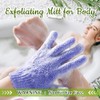 3 Paar Peelinghandschuh, Exfoliating Gloves Peeling-Duschhandschuhe Doppelseitig Körperhandschuh, Peeling Handschuhe