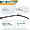 KVQ Windshield Wiper Blades Replacement for Ford Escape 2013 2014