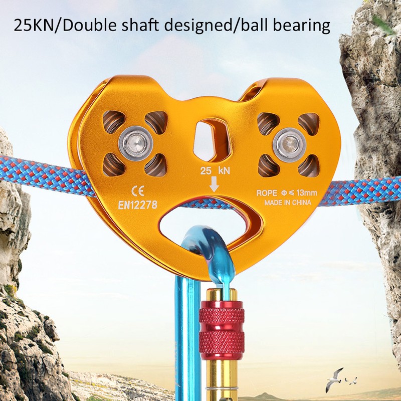 Ropeway Double Shaft Double Pulley Outdoor High Altitude Traverse Carriage