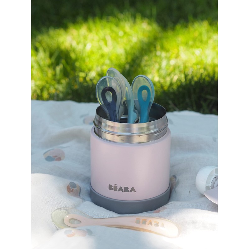 Beaba 4 First Stage Spoons (Neon/ Blue/ Nude/ Lagoon)