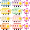 36 Pinzas para Cabello con Flor de Plumería Clips Florales