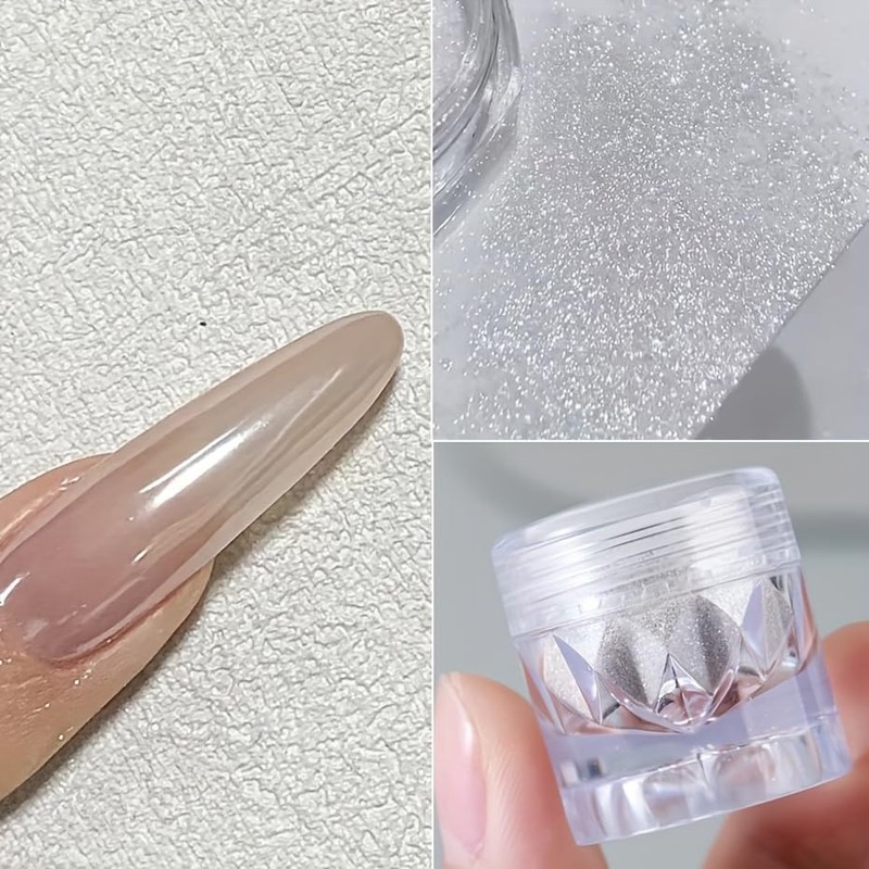  Laser Glitter Nail Powder for Manicure Art – Odorless