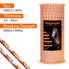 Electric Fence Polybraid 1000ft Thickness 1/4" - Premium Heavy Duty