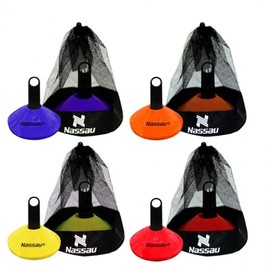 Nassau Soccer Training Minicones & Disc Cones, 10-Pack Green