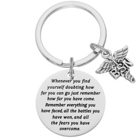 HUTIMY Bsn Keychain Gifts for Nurses Graduation 2024 Women Men Nursing Bsn Gift Ideas Grad Bsn Keychain