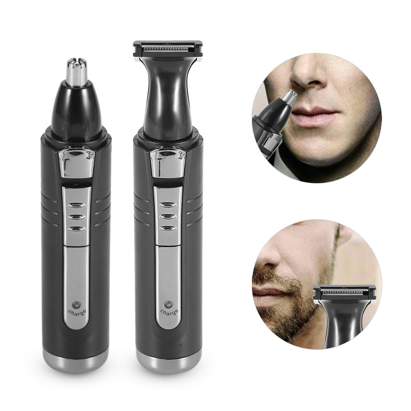 Rechargeable Electric Nose Ear Hair Trimmer Eyebrow Beard Shaving Cutter