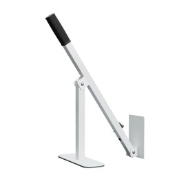 Xikopus Manual Trash Compactor, Wall Mounted - Wastemate Bin Compactor in Wheelie, Heavy-Duty Steel Garbage Compressor Tool for Kitchen, Garden, Restaurant, White