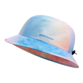BASSDASH UPF50+ Fishing Bucket Hat for Men Women Lightweight Water Resistant Packable Outdoor Summer Sun Hats FH13