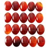 Nupuyai Pack of 5 Gemstone Cabochons Flat Back Crystal Cabochon