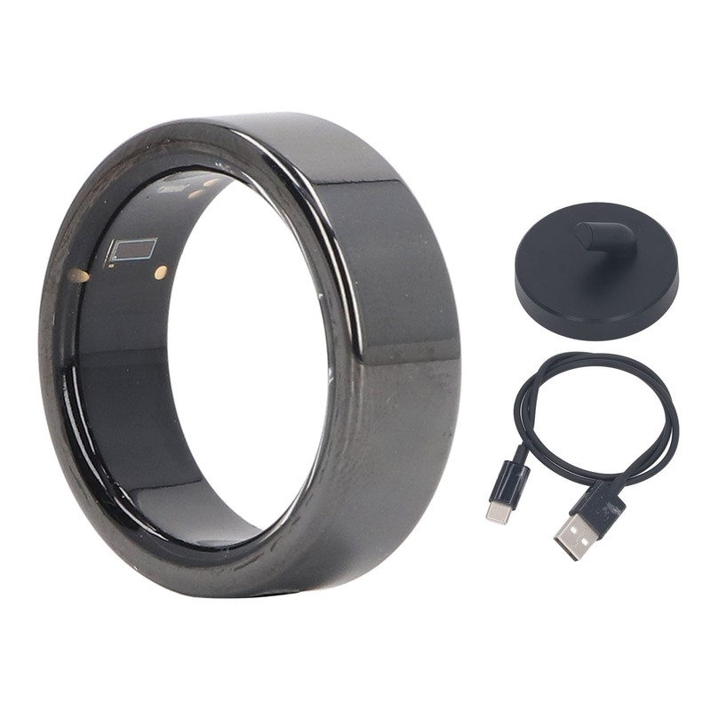 Smart Ring IP68 Waterproof Pedometer Sleep Fitness Tracker Ring with