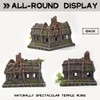 PTFJZ Aquarium Decorations Large Fish Tank Ornament Reptile House Shelter