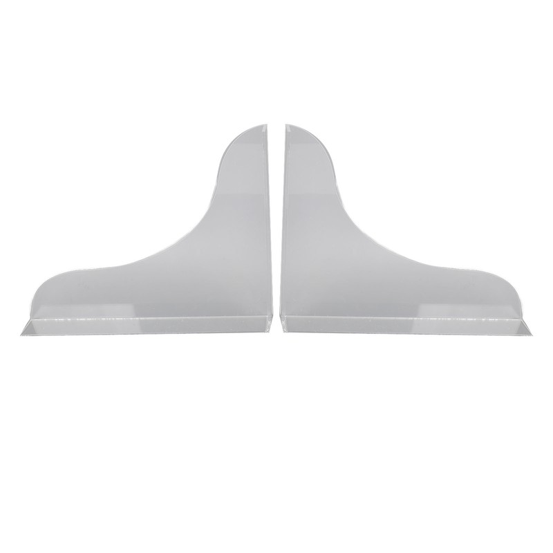 2 Pcs Bathtub Splashing Guard Acrylic Shower Tub Corner Water