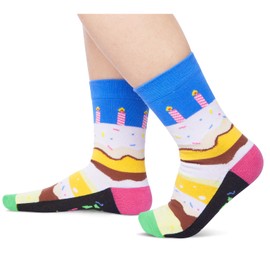 HAPPYPOP 11th Birthday Gifts Ideas Socks - Socks for Kids Age 11, Presents for 11 Year Olds, Eleven Year Old Gifts for Tween Girls Boys