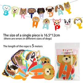 LaVenty Set of 2 Glitter Lets Pawty Banner Dog Birthday Banner Dog Pawty Banner Dog Party Banner Pet Birthday Banner Pet Party Banner