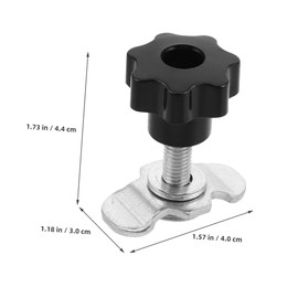 Alipis 2pcs Truck Bed Rail Bolts Nuts Metal Truck Bed Rail Accessories Truck Bed Rail Bolts Nut Plastic Truck Bed Rail Nuts