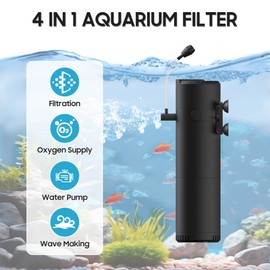 Siowid Internal Aquarium Filter for 29-75 Gallon Tanks,210GPH Submersible Fish Tank Filters,Turtle Tank Filter Freshwater & Saltwater Compatible