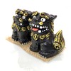 Okinawa Souvenir Lion Head Figurine Mini Pair for Entrance Rakuten