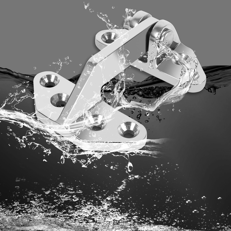 316 Stainless Steel Boat Hatch Hinges,3.62inchx 2.87inch (92 X 73