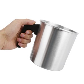 Olla para Derretir Cera de Vela, Taza para Derretir Cera de 1,2 L para Hacer Velas, Barra de, Jarra para Derretir de Aluminio Resistente Al Calor para Manualidades DIY