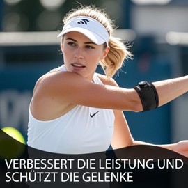 Origintek 1 Pack Elbow Support Men Women Adjustable Tennis Elbow and Golfer's Arm Bandage for Sports, Tendonitis, Forearm Pain, Black, XL 28-36 cm