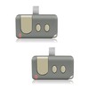 2X 139.53879/139.53859 Craftsman Garage Door Opener Remote (Green Learn Button
