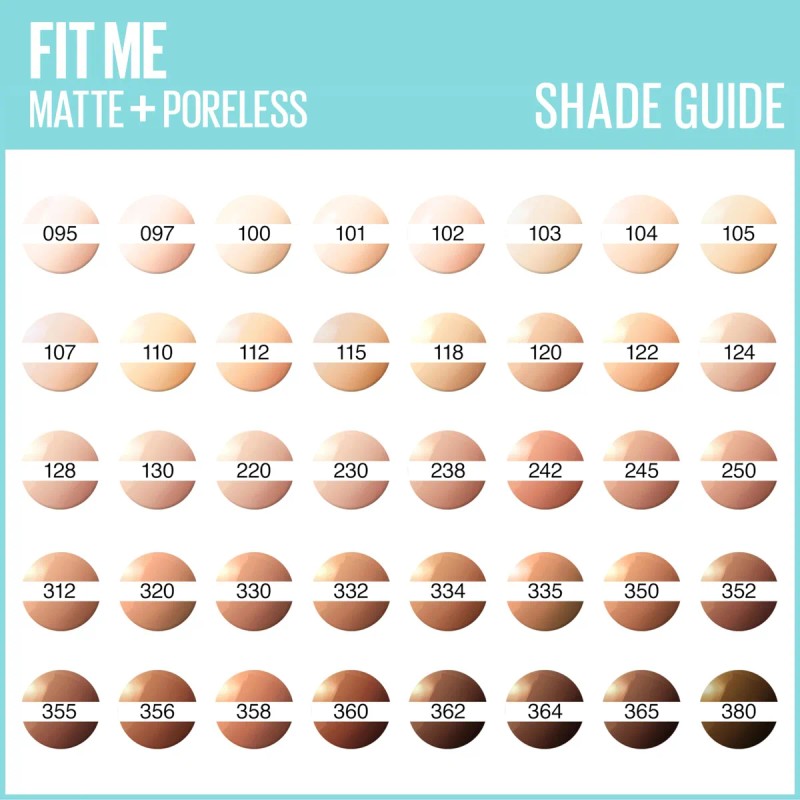 Base De Maquillaje Maybelline New York Fit Me Matte &