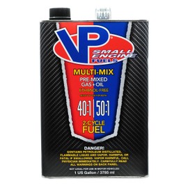 VP Racing Fuels 6811, Ready to Use, 40:1/50:1 Premixed 2-Cycle Small Engine Fuel (SEF) - Gallon