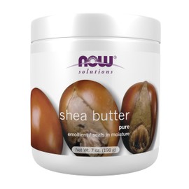 NOW Foods Solutions, Shea Butter, Skin Emollient, Seals in Moisture for Dry Rough Skin, 7-Ounce