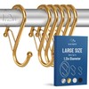 Blau Marité 6-Pack Metal S Hooks for Hanging – Heavy-Duty