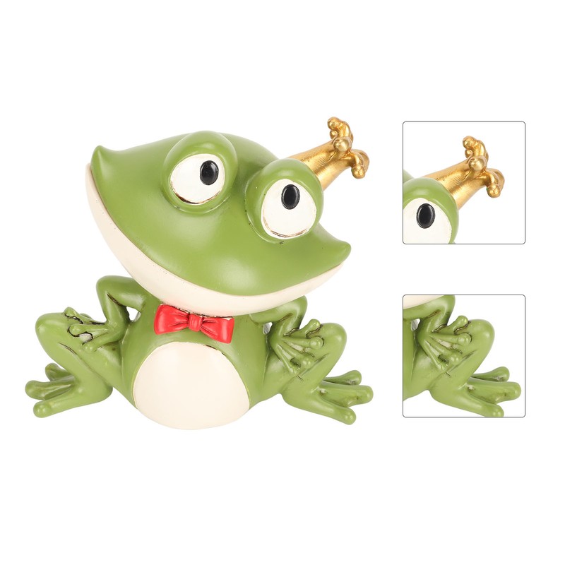 Frog Key Holder Statue Candy Dish Sculpture Living Room Tabletop