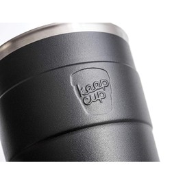 KeepCup Thermal - Vacuum Insulated Stainless Steel, Reusable Coffee Cup with Splashproof Sipper Lid - 16oz/454ml - Black