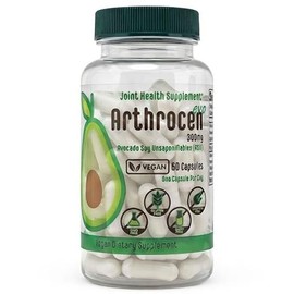 Suplemento vegano para la salud de las articulaciones EVO, 300 mg de aguacate y soja insaponificable, suministro para 60 días, una cápsula por día