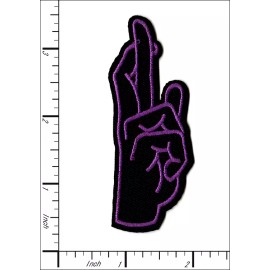 Patchwork Paradise Jujutsu Kaisen Infinite Void Domain Expansion Sign Embroidered Iron On Patch