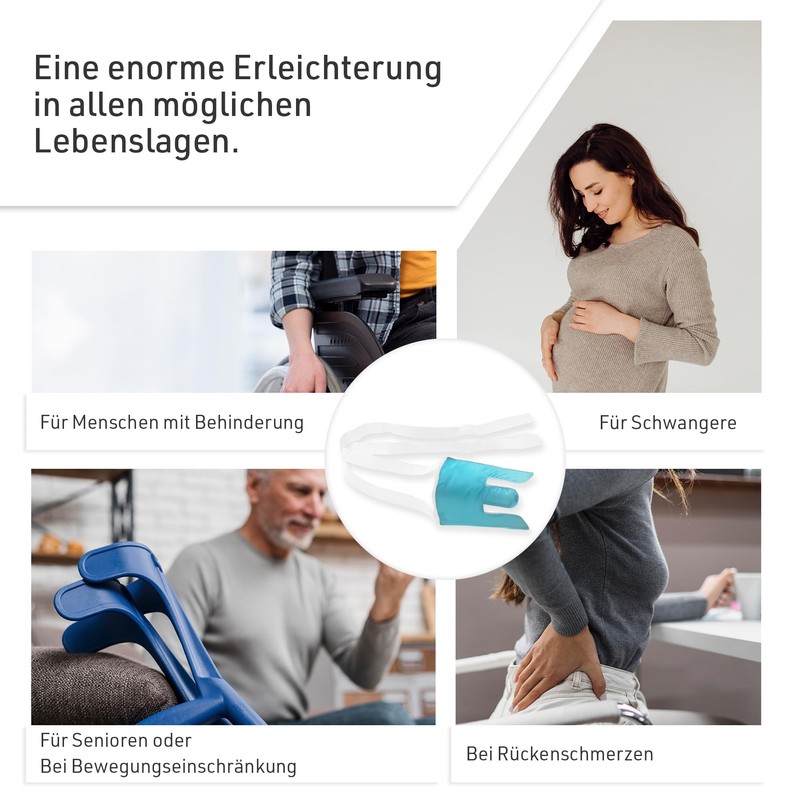 Sock donning aid, stocking puller, sock puller for seniors, pregnant