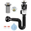 Drain Pipe Kit for Sink Drain, Siphon Odour-Proof Sink Drain