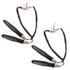 4pcs LED Flowing Water Turn Signal Light Indicator Blinker Flasher