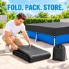 7 x 4 Ft Rectangular Above Ground Pool Cover, 210D