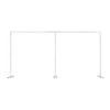 Heavy Duty Wedding Backdrop Stand Kit with Weighted Stainless Bases
