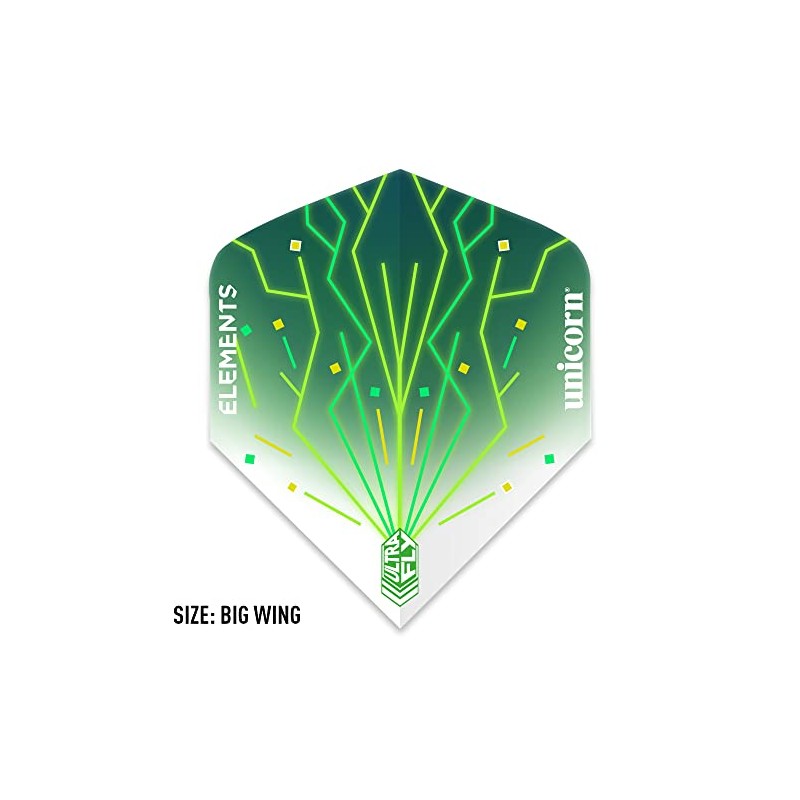 UNICORN UltraFly Dart Flights | Elements Thunderstorm Design | Big