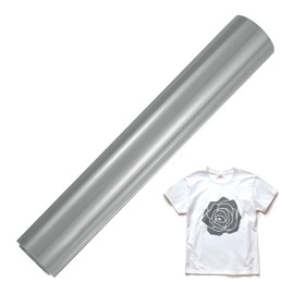 M METERXITY 1 Sheet 3D Puff Vinyl Heat Transfer 10" x 6ft Puff Vinyl Heat Transfer Gray Foaming HTV Sheets Iron-on for T-shirts/DIY Fabric