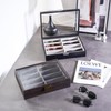 ProCase Wooden Sunglasses Organizer Trays for Men Women, Narrow Frame