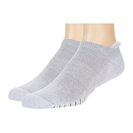 Eurosock Unisex Ace Cool No Show Tab 2-Pack Grey LG (US Men's Shoe 9-11, Women's Shoe 10-12) One Size