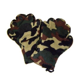 Bear Hands Fleece Mittens - Kids Camo